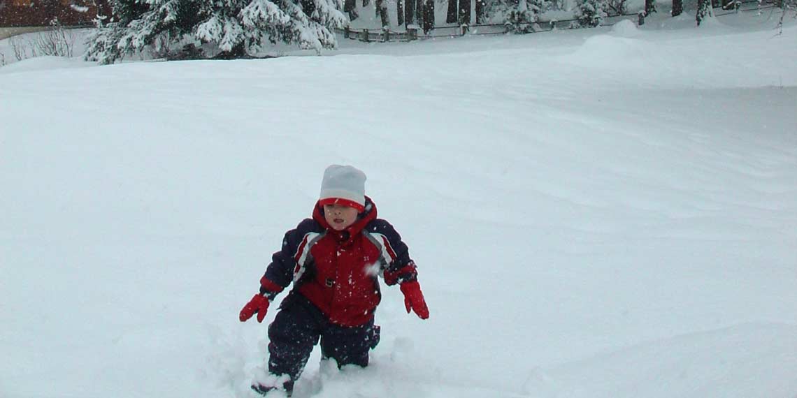 Bellwald im Winter, Schneeplausch für Kinder